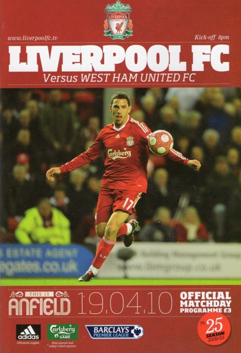 Match programme
